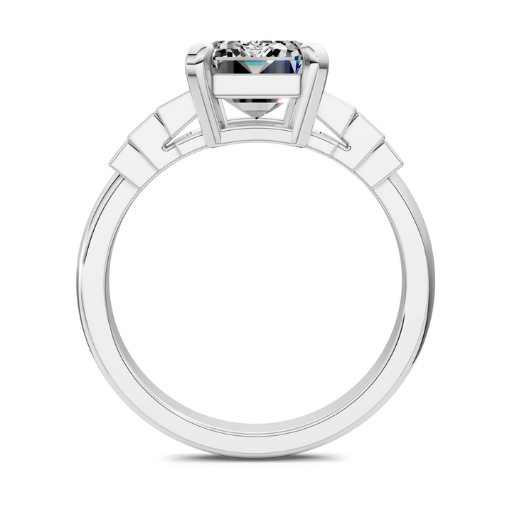 Lillian Bezel Baguette Ring Setting