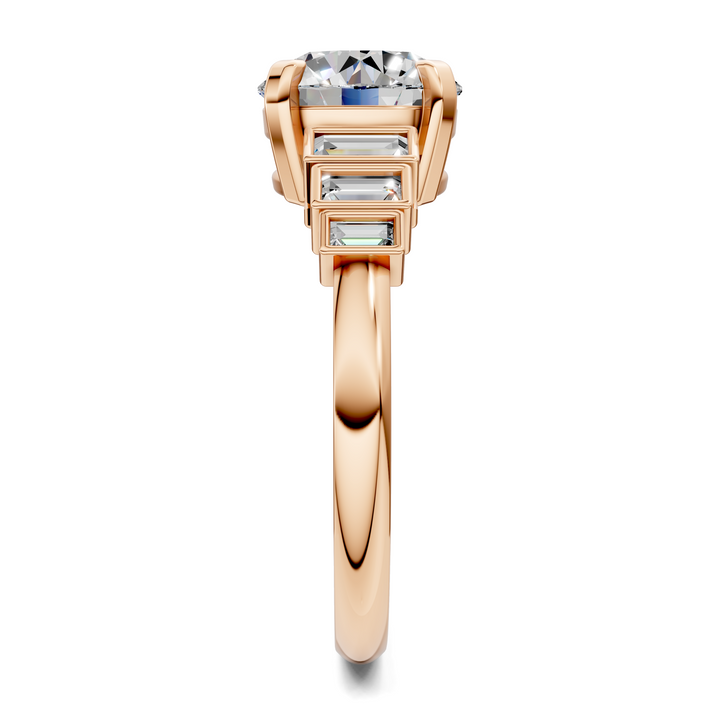 Lillian Bezel Baguette Ring Setting
