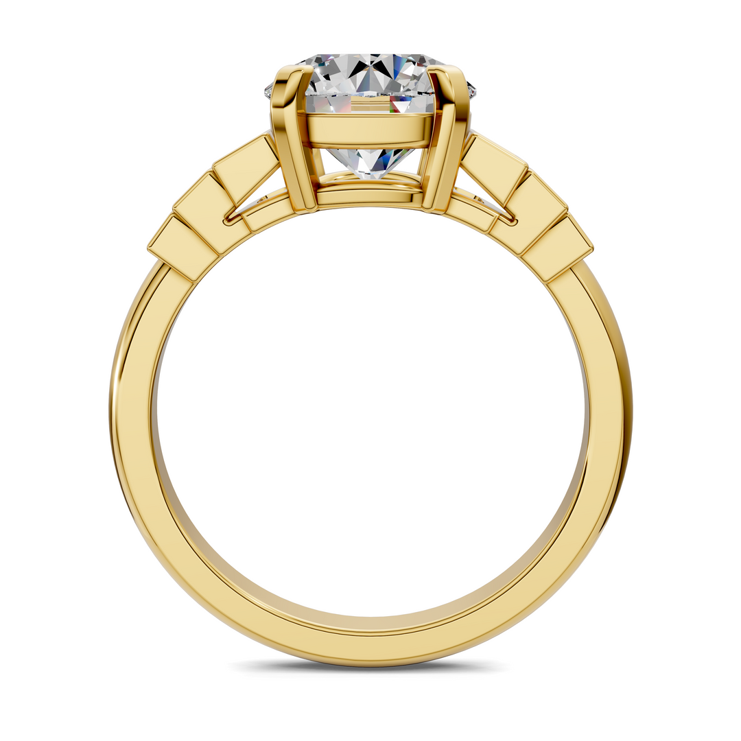 Lillian Bezel Baguette Ring Setting