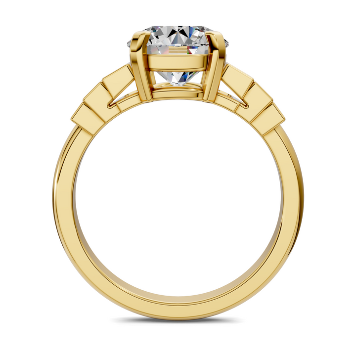 Lillian Bezel Baguette Ring Setting