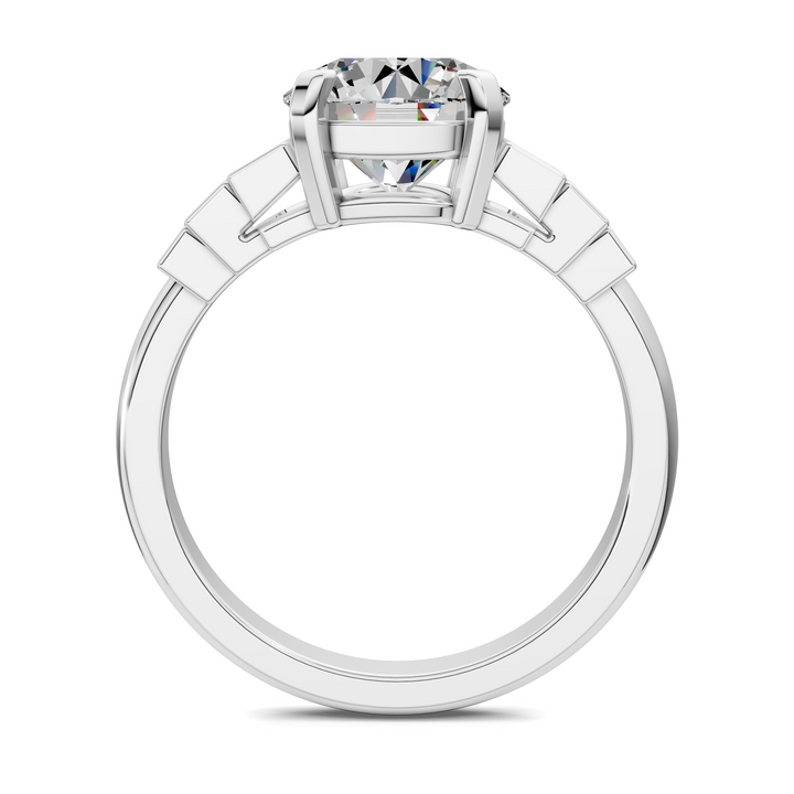 Lillian Bezel Baguette Ring Setting