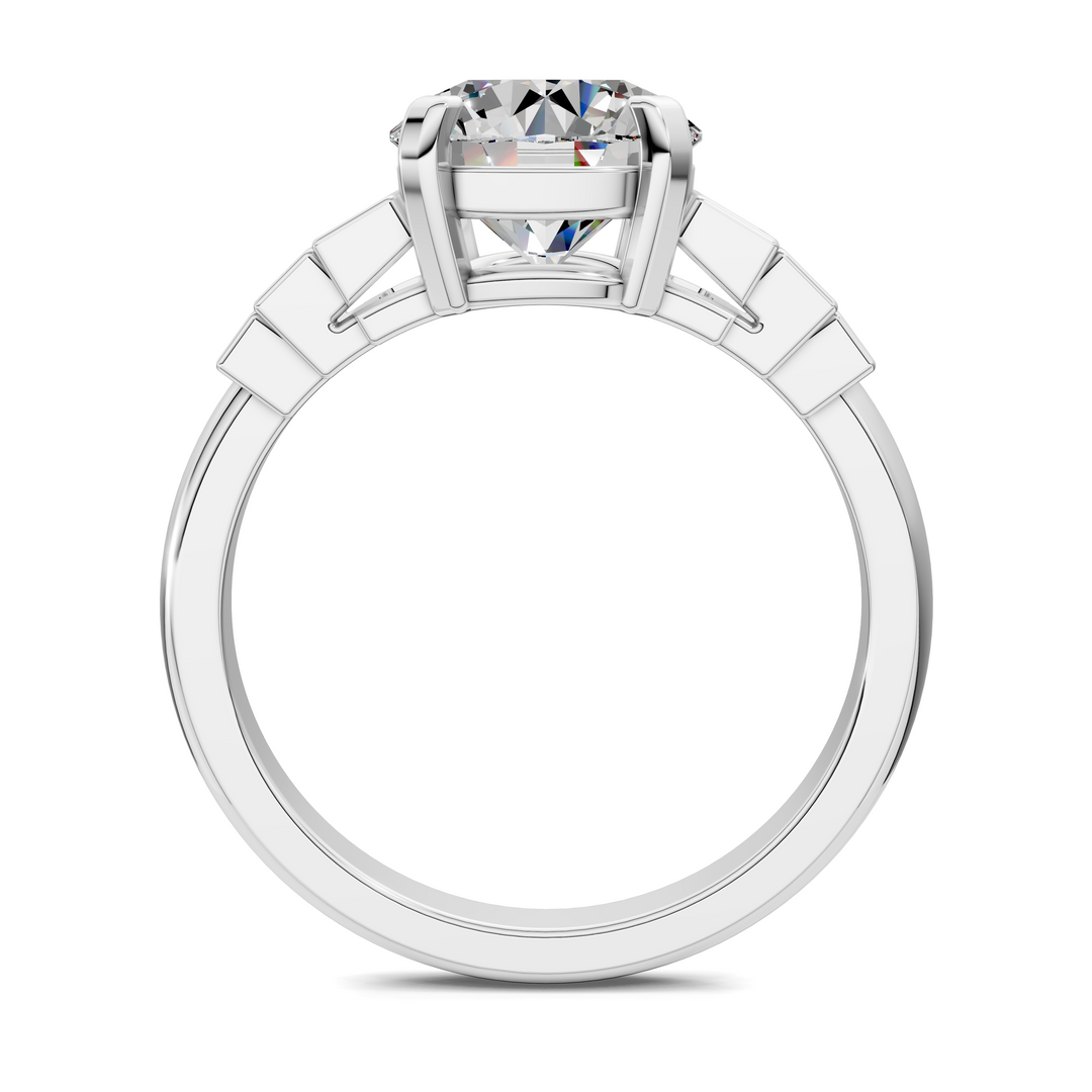Lillian Bezel Baguette Ring