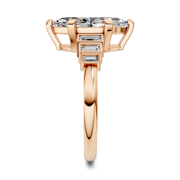 Lillian Bezel Baguette Ring Setting