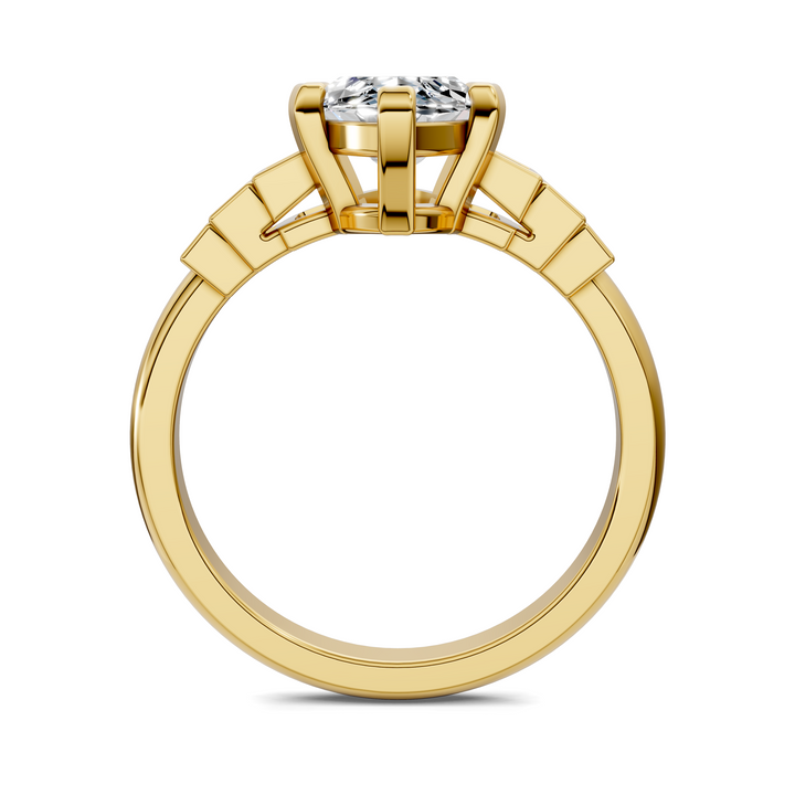 Lillian Bezel Baguette Ring Setting
