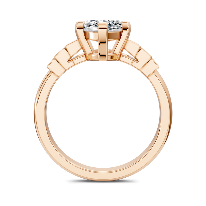 Lillian Bezel Baguette Ring