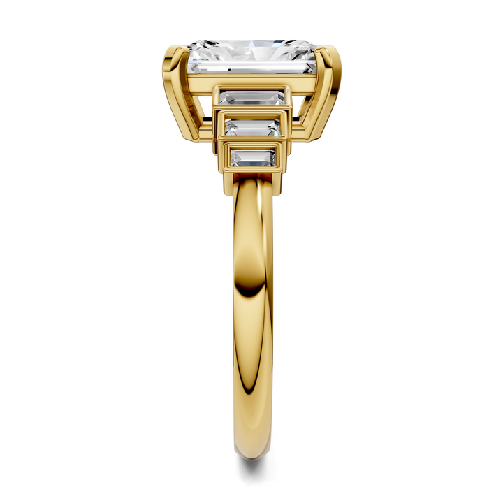 Lillian Bezel Baguette Ring Setting