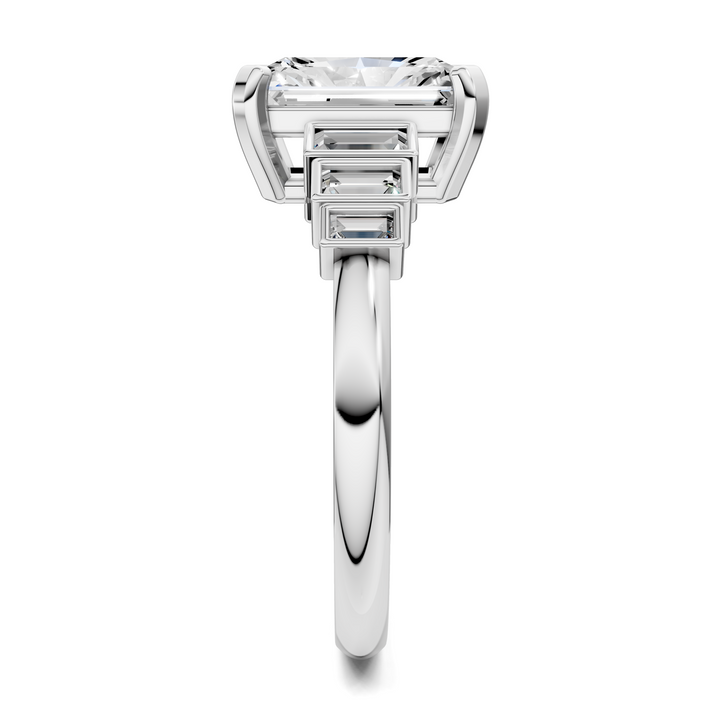 Lillian Bezel Baguette Ring Setting