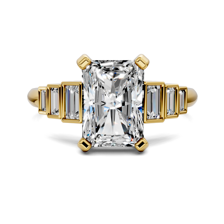 Lillian Bezel Baguette Ring