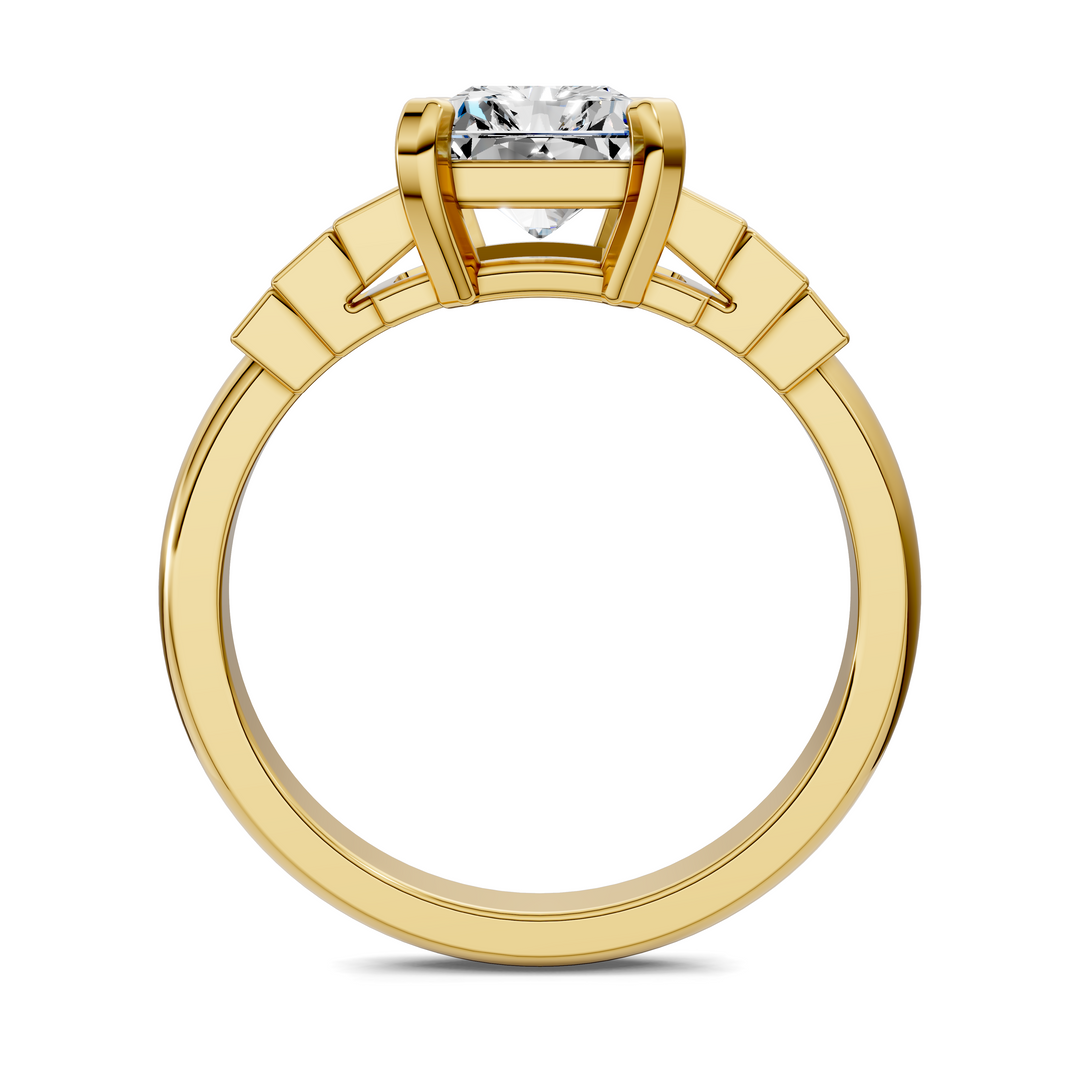 Lillian Bezel Baguette Ring Setting