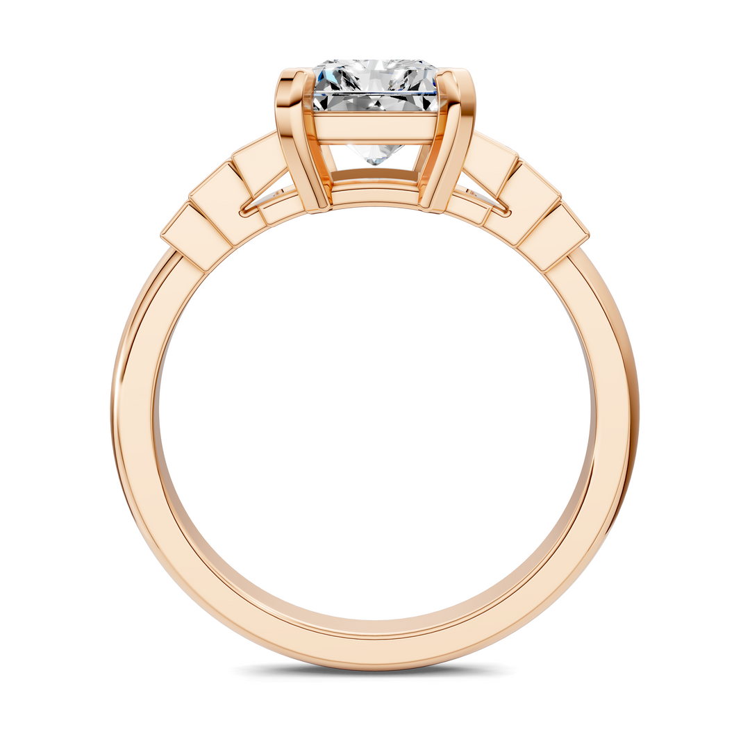 Lillian Bezel Baguette Ring Setting