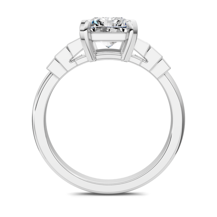 Lillian Bezel Baguette Ring Setting