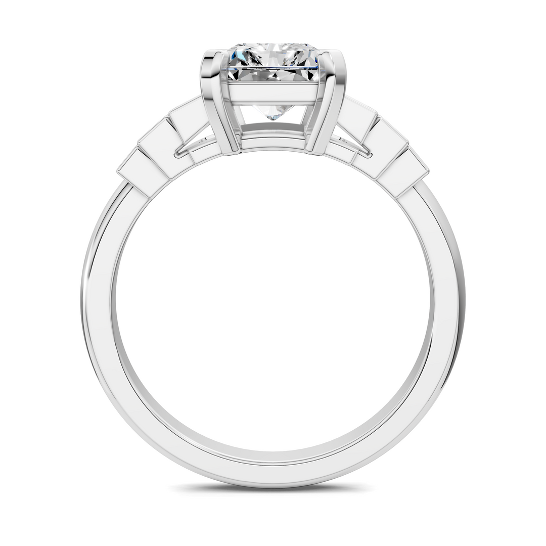 Lillian Bezel Baguette Ring