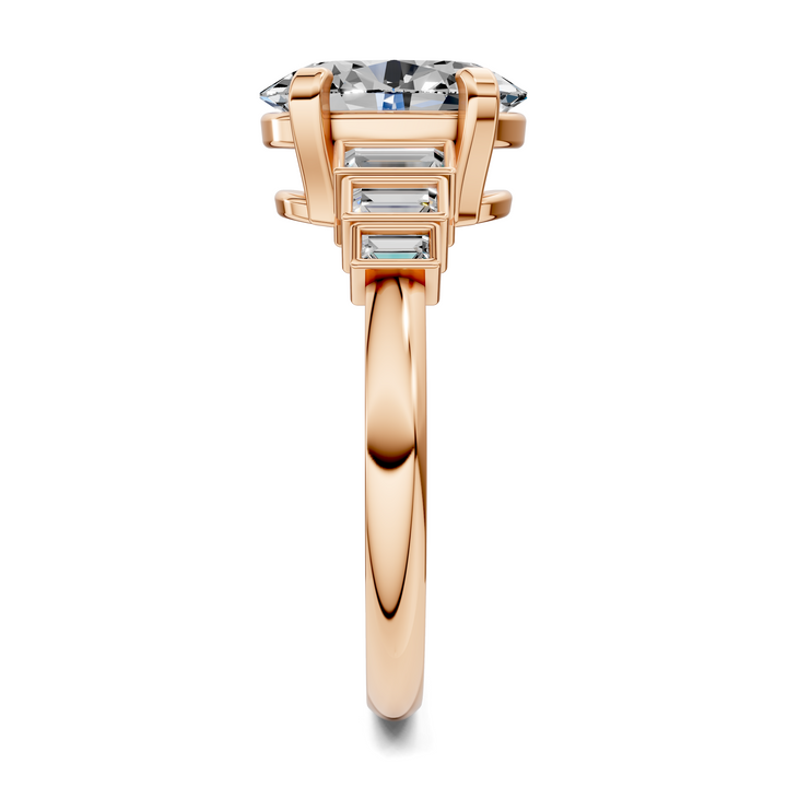 Lillian Bezel Baguette Ring