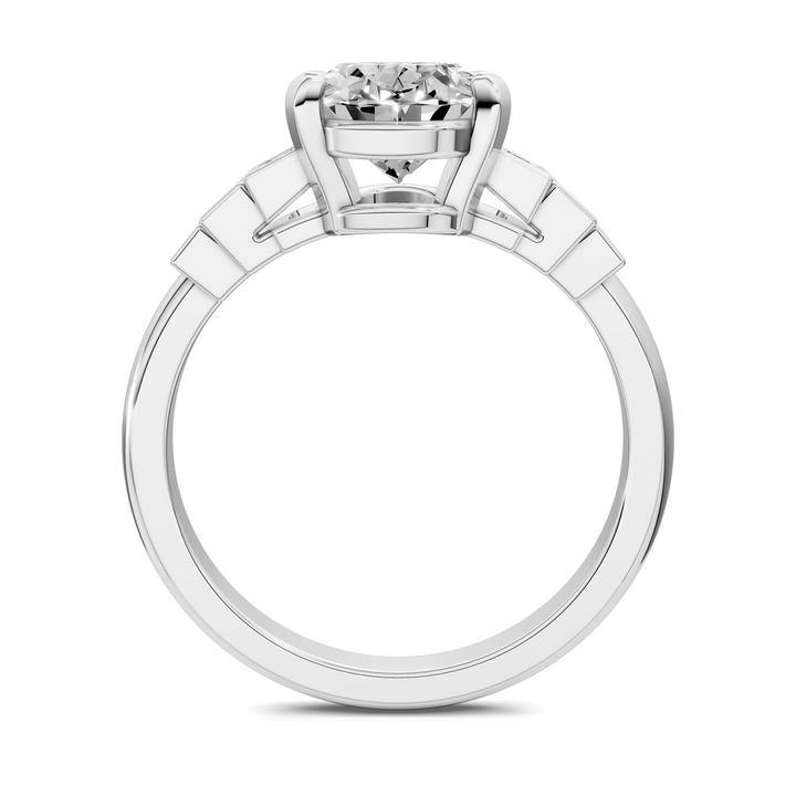Lillian Bezel Baguette Ring Setting