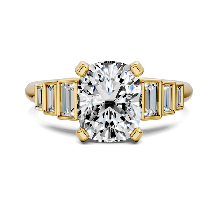 Lillian Bezel Baguette Ring Setting
