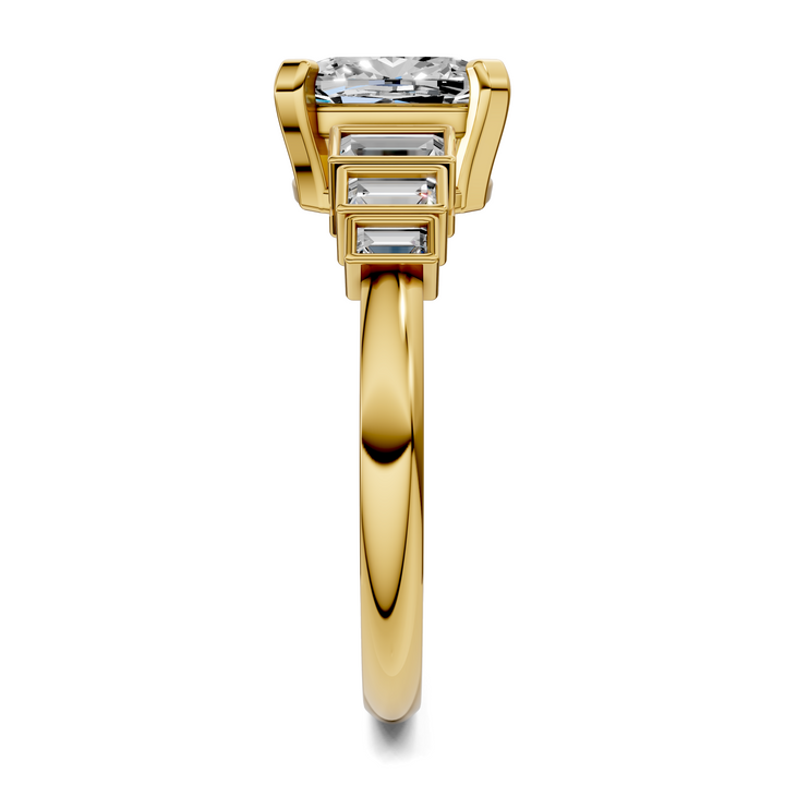 Lillian Bezel Baguette Ring Setting