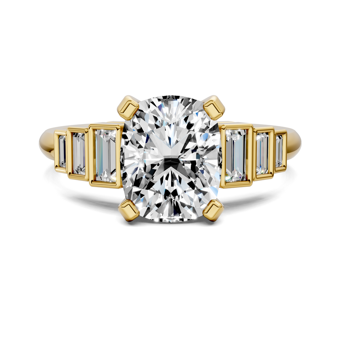 Lillian Bezel Baguette Ring