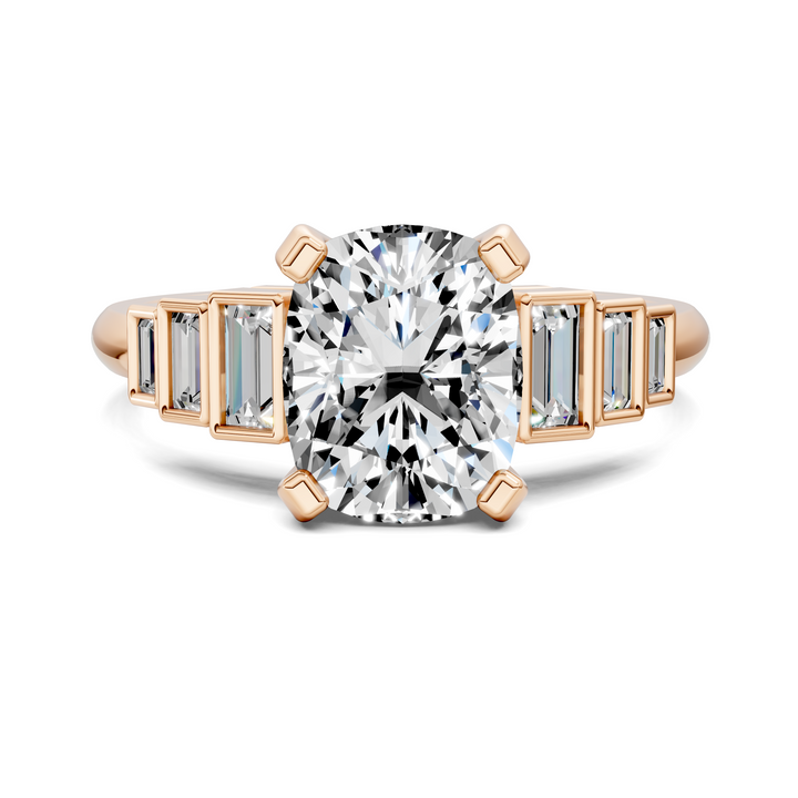 Lillian Bezel Baguette Ring Setting