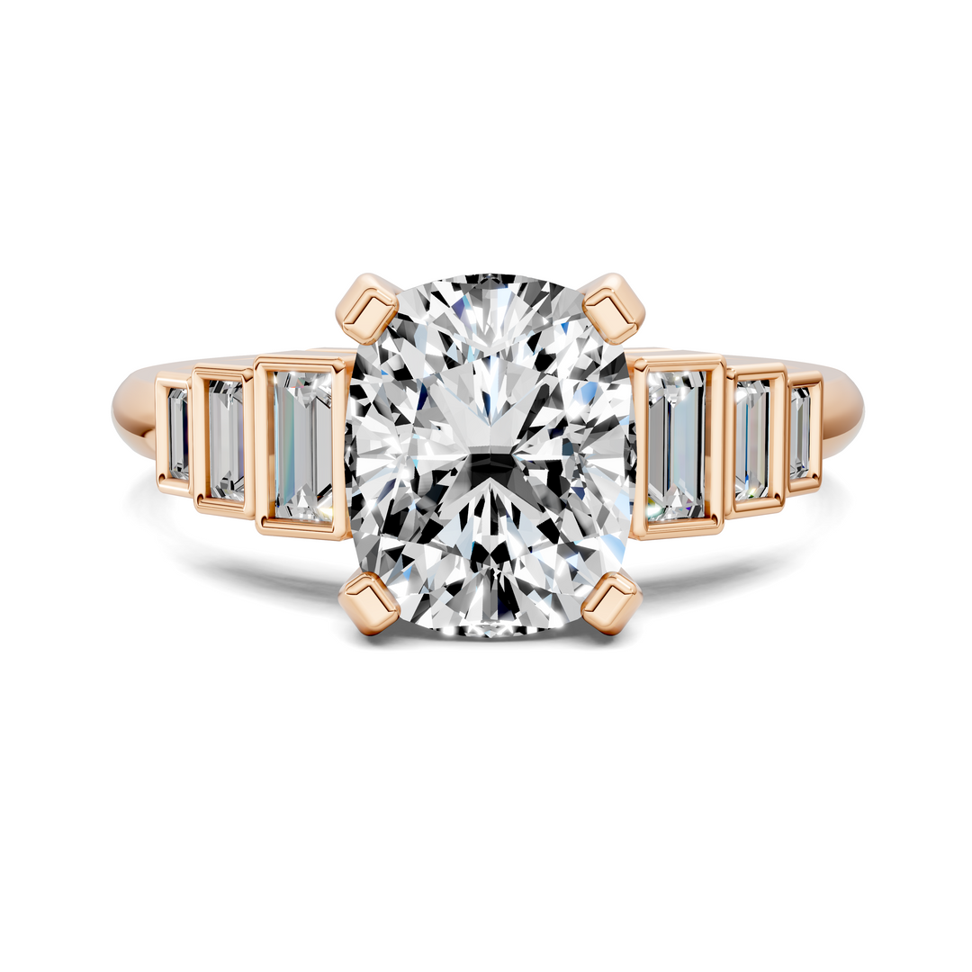 Lillian Bezel Baguette Ring