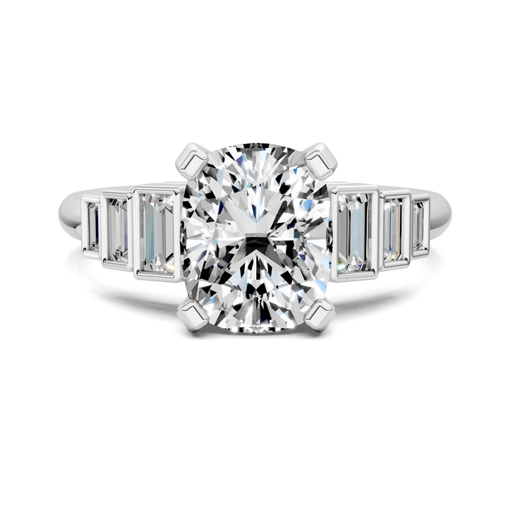 Lillian Bezel Baguette Ring Setting