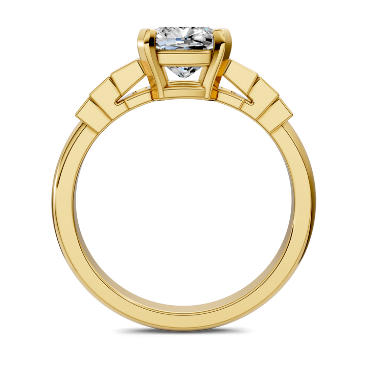 Lillian Bezel Baguette Ring Setting
