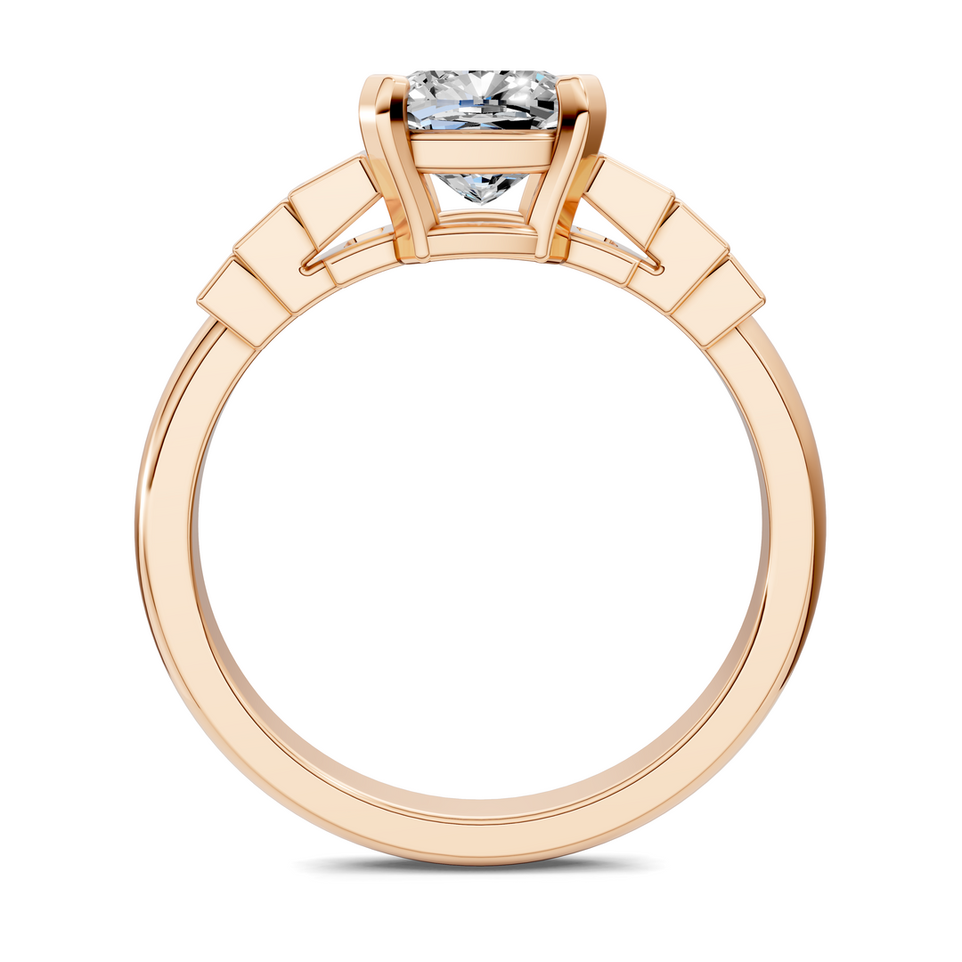 Lillian Bezel Baguette Ring
