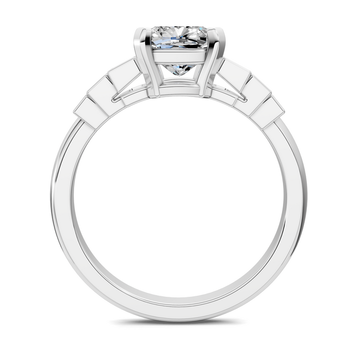Lillian Bezel Baguette Ring Setting