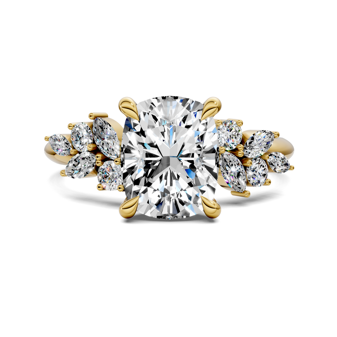Alma Floral Cluster Ring