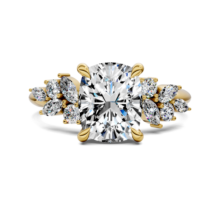 Alma Floral Cluster Ring