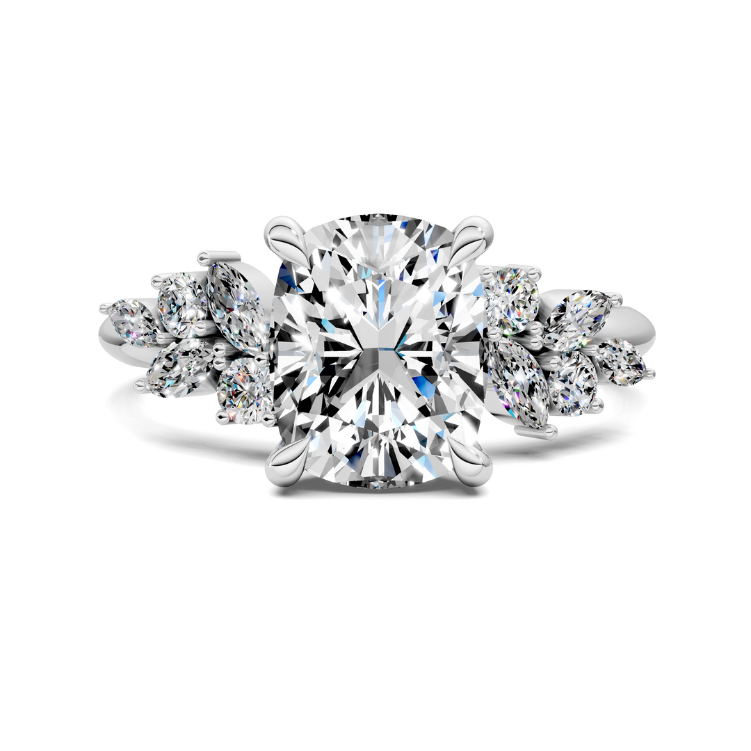Alma Floral Cluster Ring