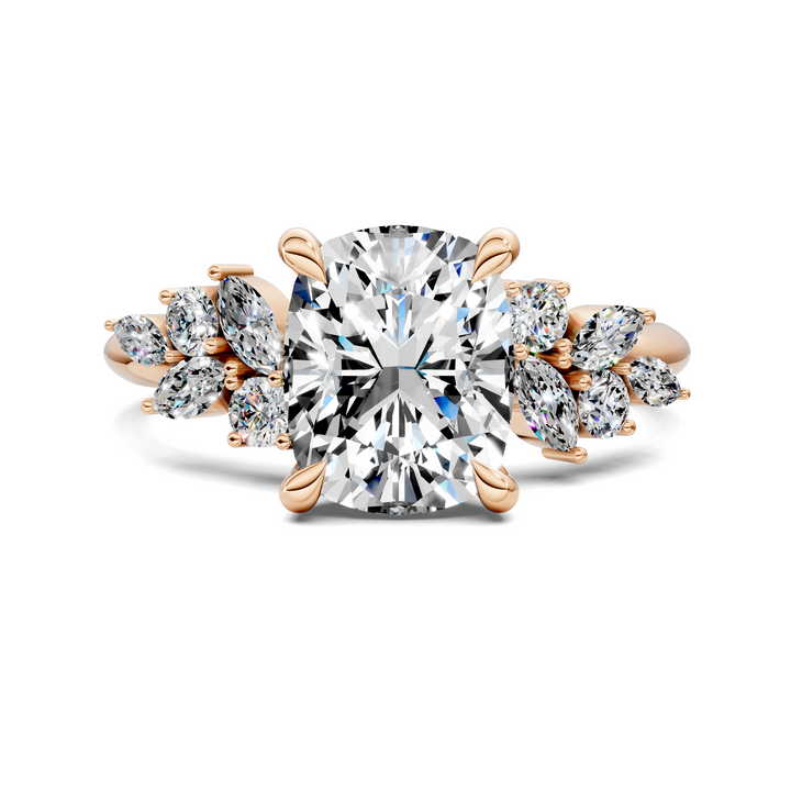 Alma Floral Cluster Ring