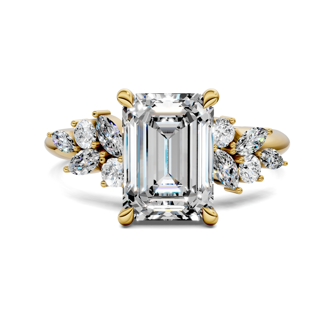 Alma Floral Cluster Ring