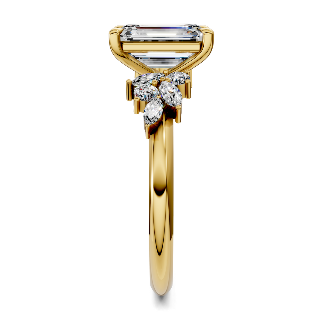 Alma Floral Cluster Ring