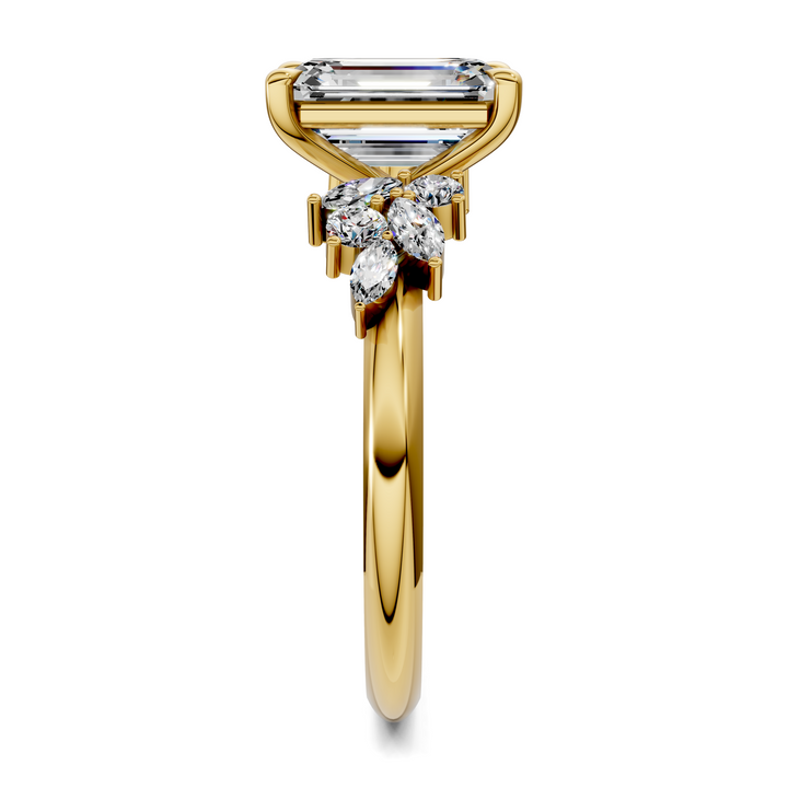 Alma Floral Cluster Ring