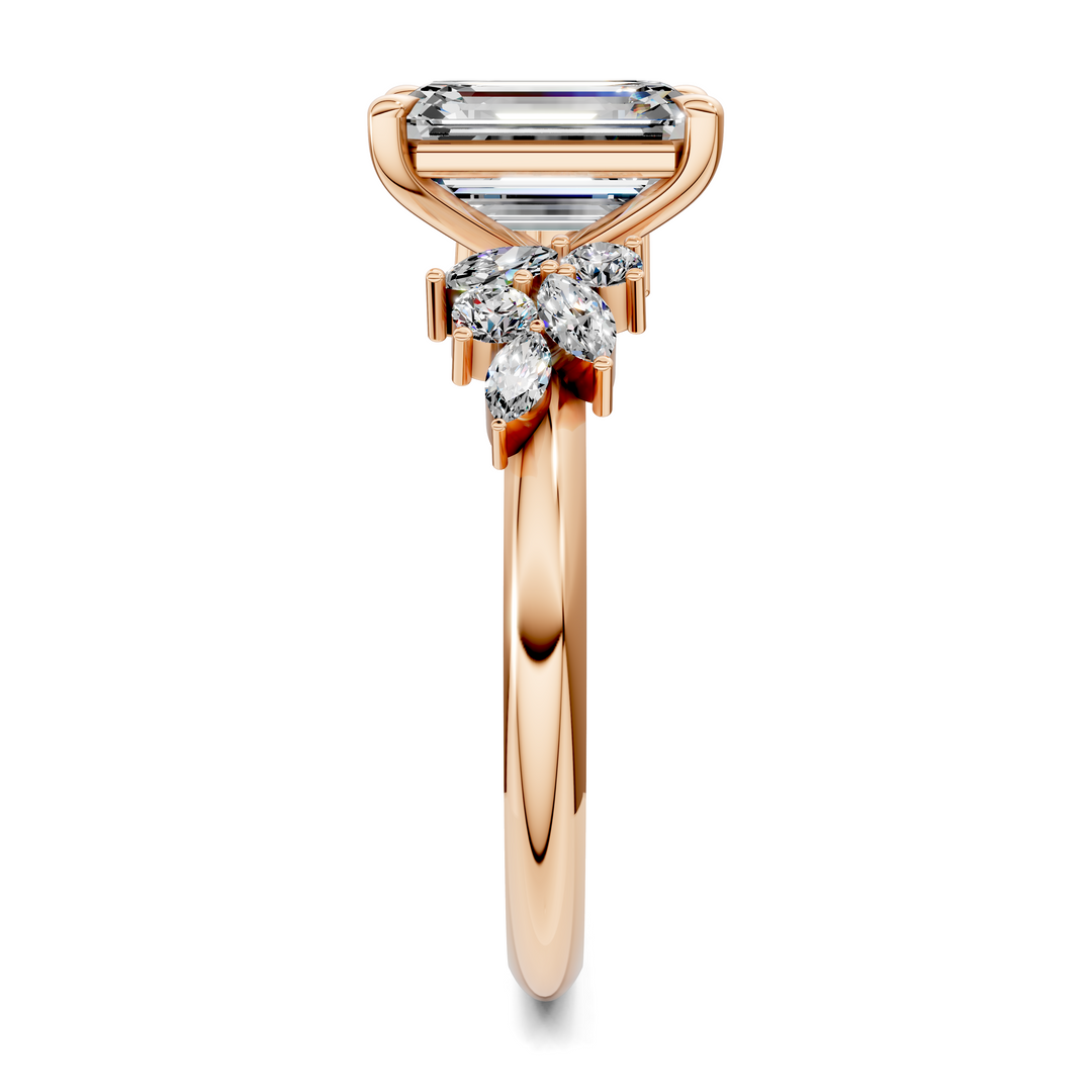 Alma Floral Cluster Ring