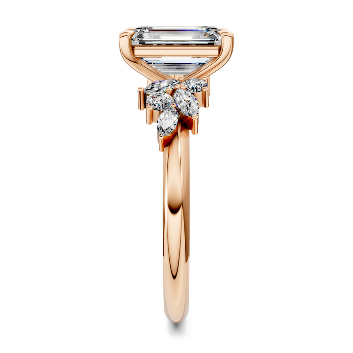 Alma Floral Cluster Ring