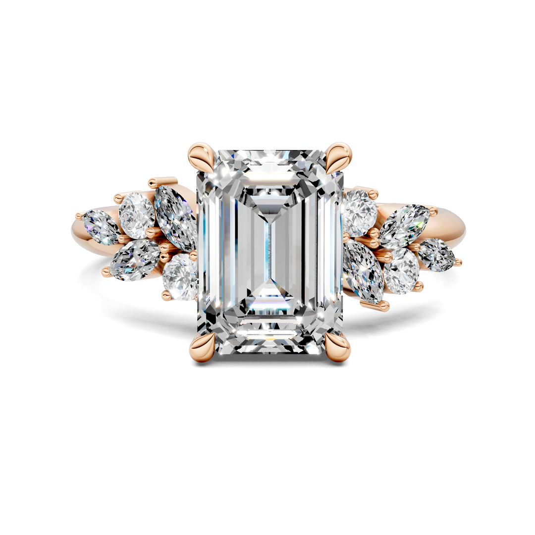Alma Floral Cluster Ring
