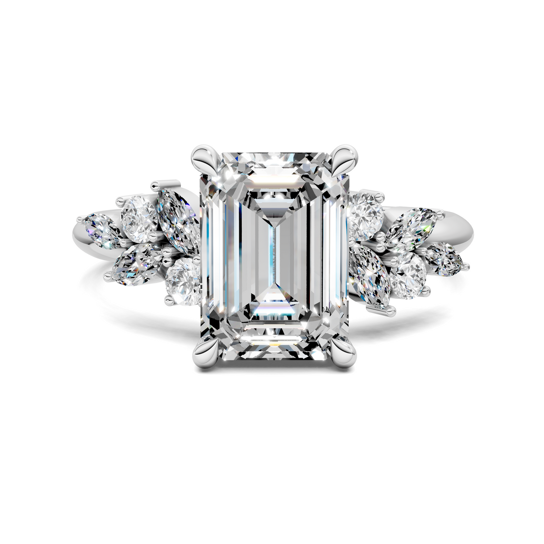 Alma Floral Cluster Ring
