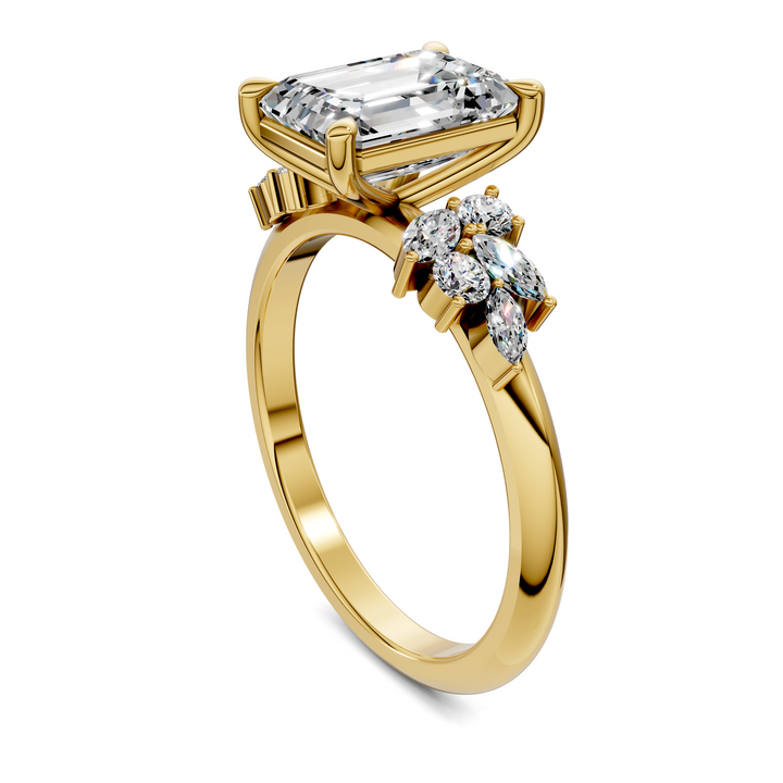 Alma Floral Cluster Ring