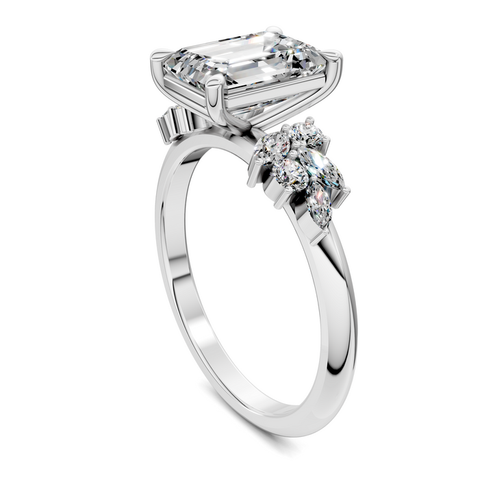 Alma Floral Cluster Ring