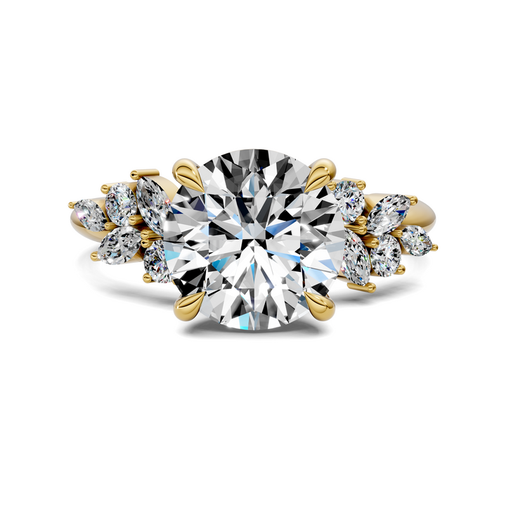 Alma Floral Cluster Ring