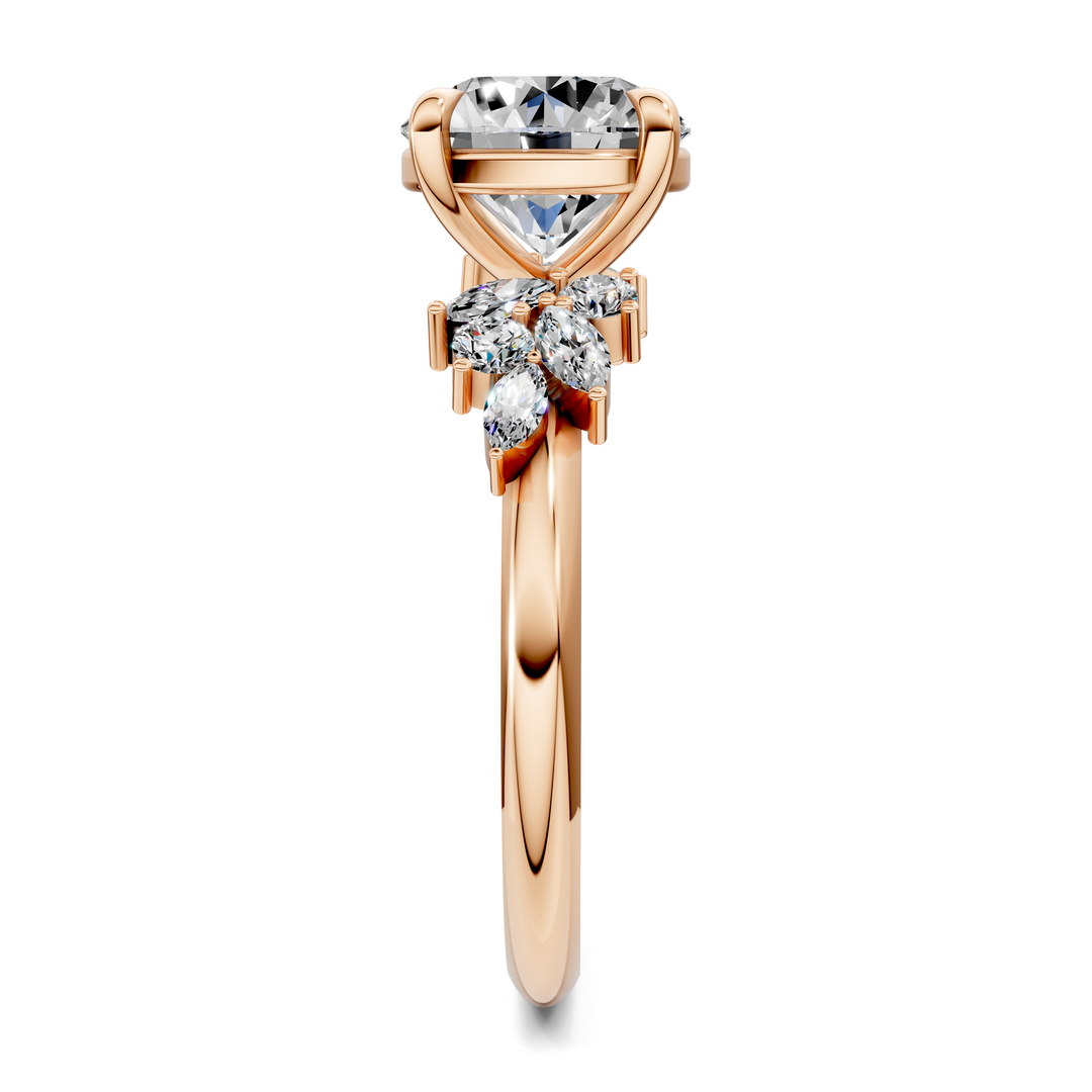 Alma Floral Cluster Ring