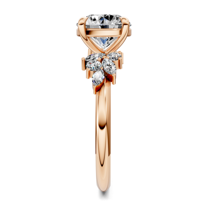 Alma Floral Cluster Ring