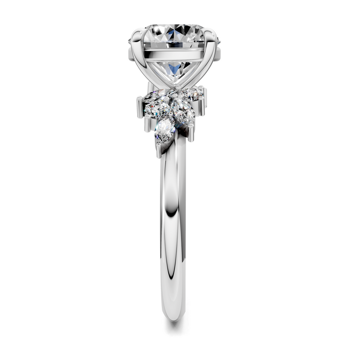 Alma Floral Cluster Ring