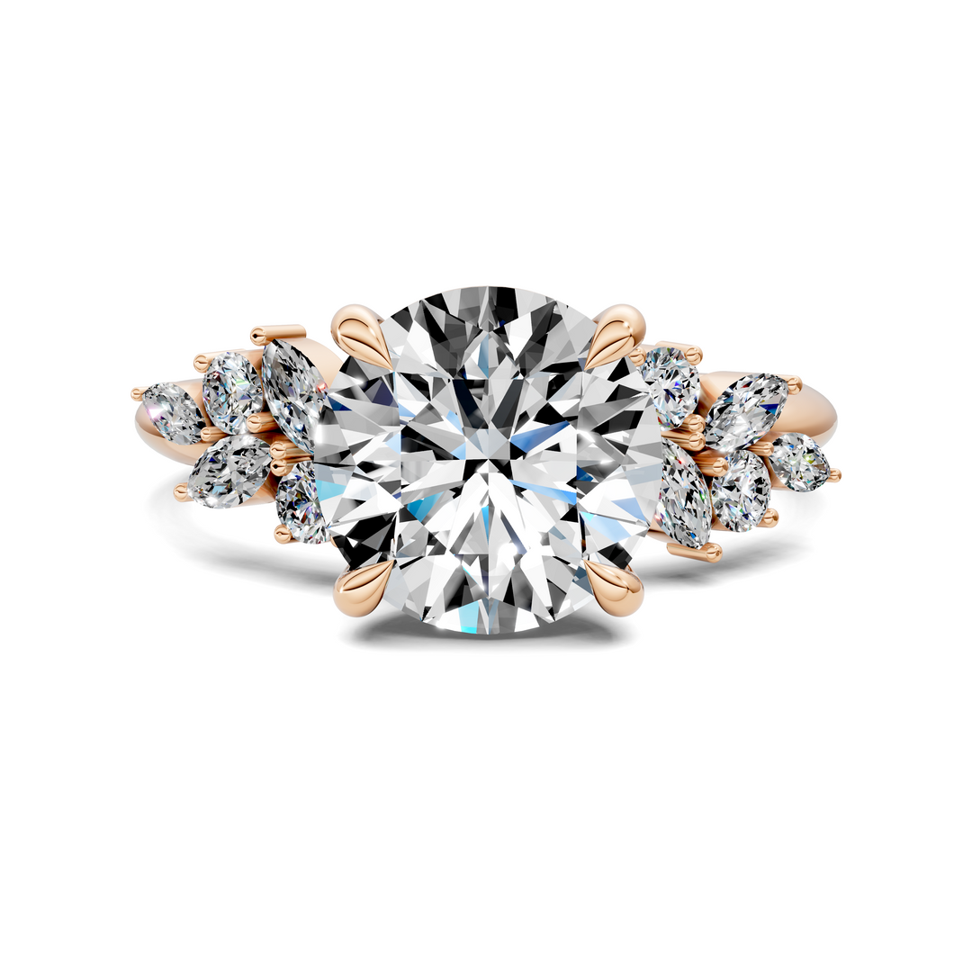 Alma Floral Cluster Ring