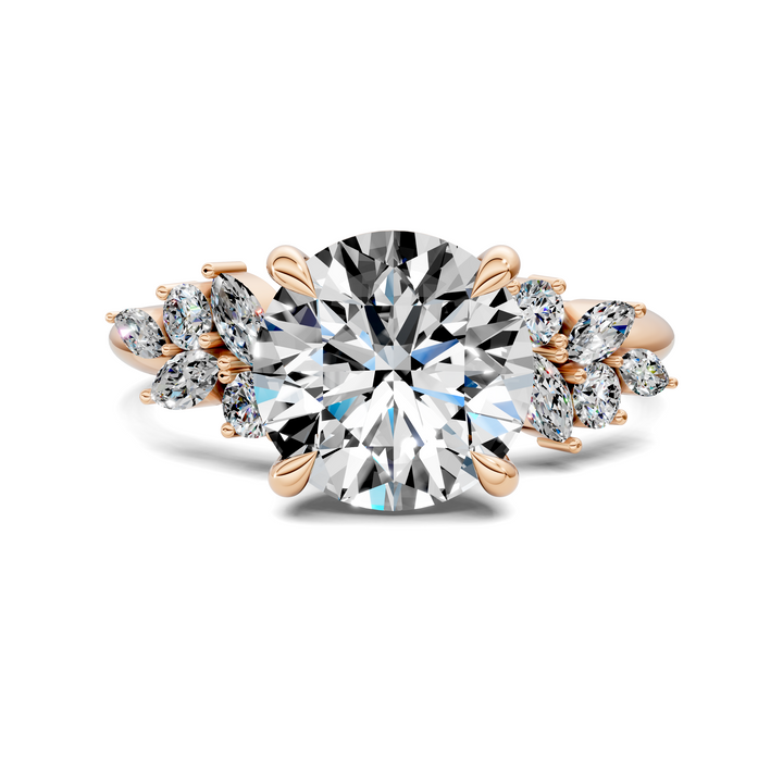 Alma Floral Cluster Ring