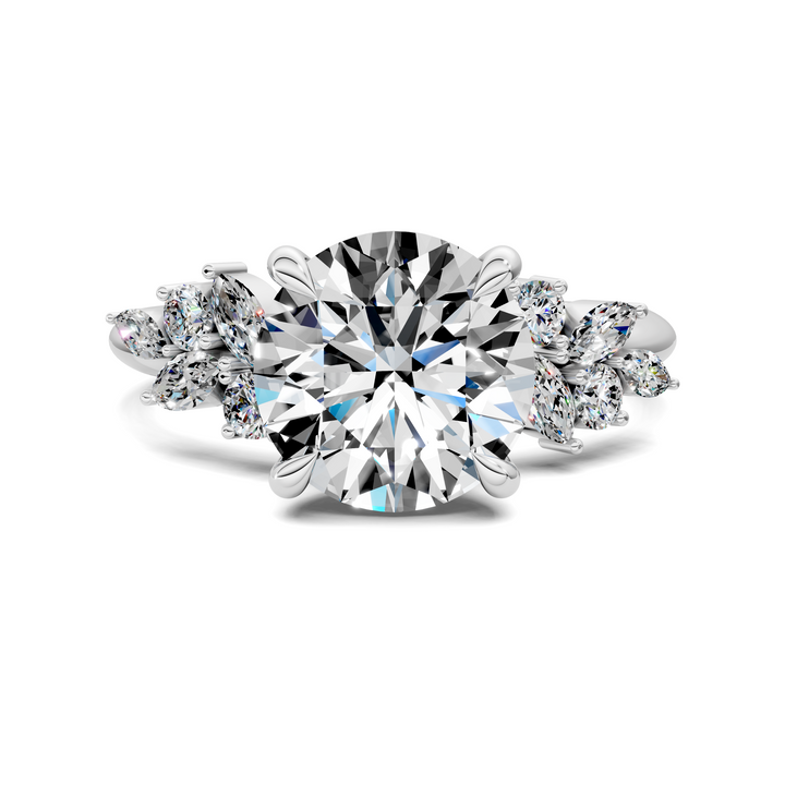 Alma Floral Cluster Ring