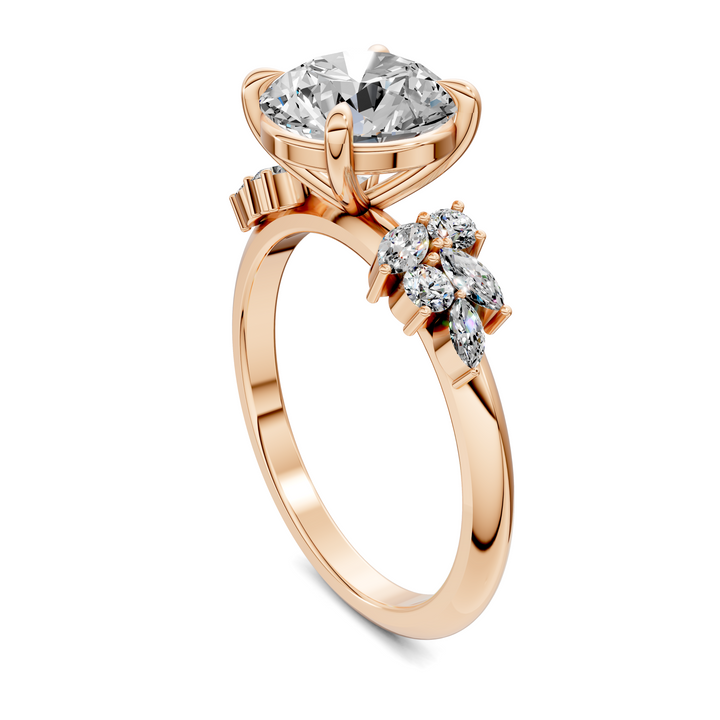 Alma Floral Cluster Ring