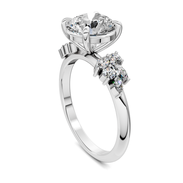Alma Floral Cluster Ring