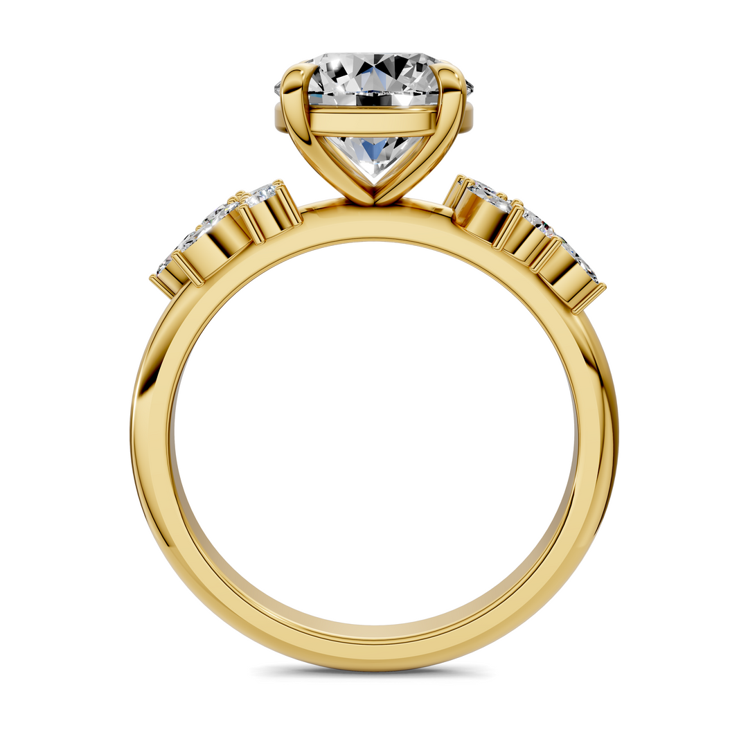 Alma Floral Cluster Ring